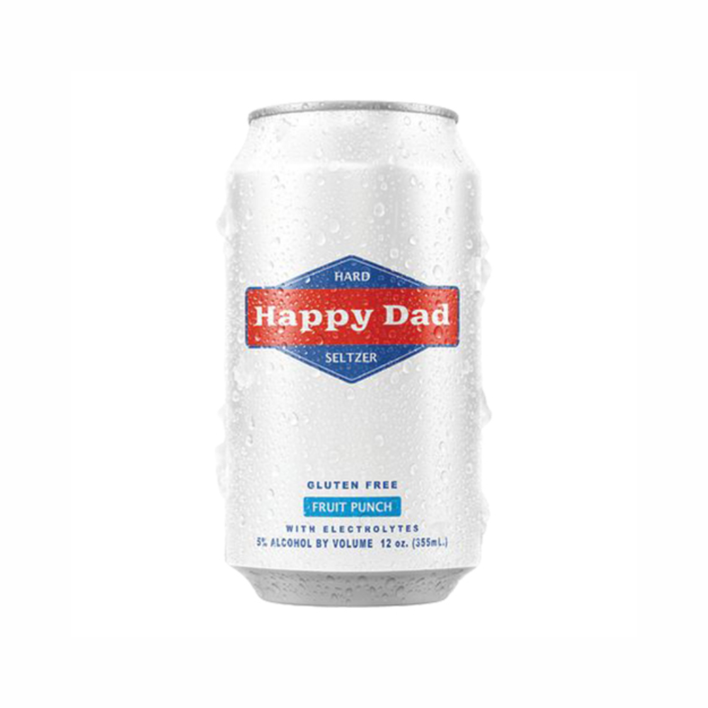 HAPPY DAD FRUIT PUNCH HARD SELTZER 24 OZ