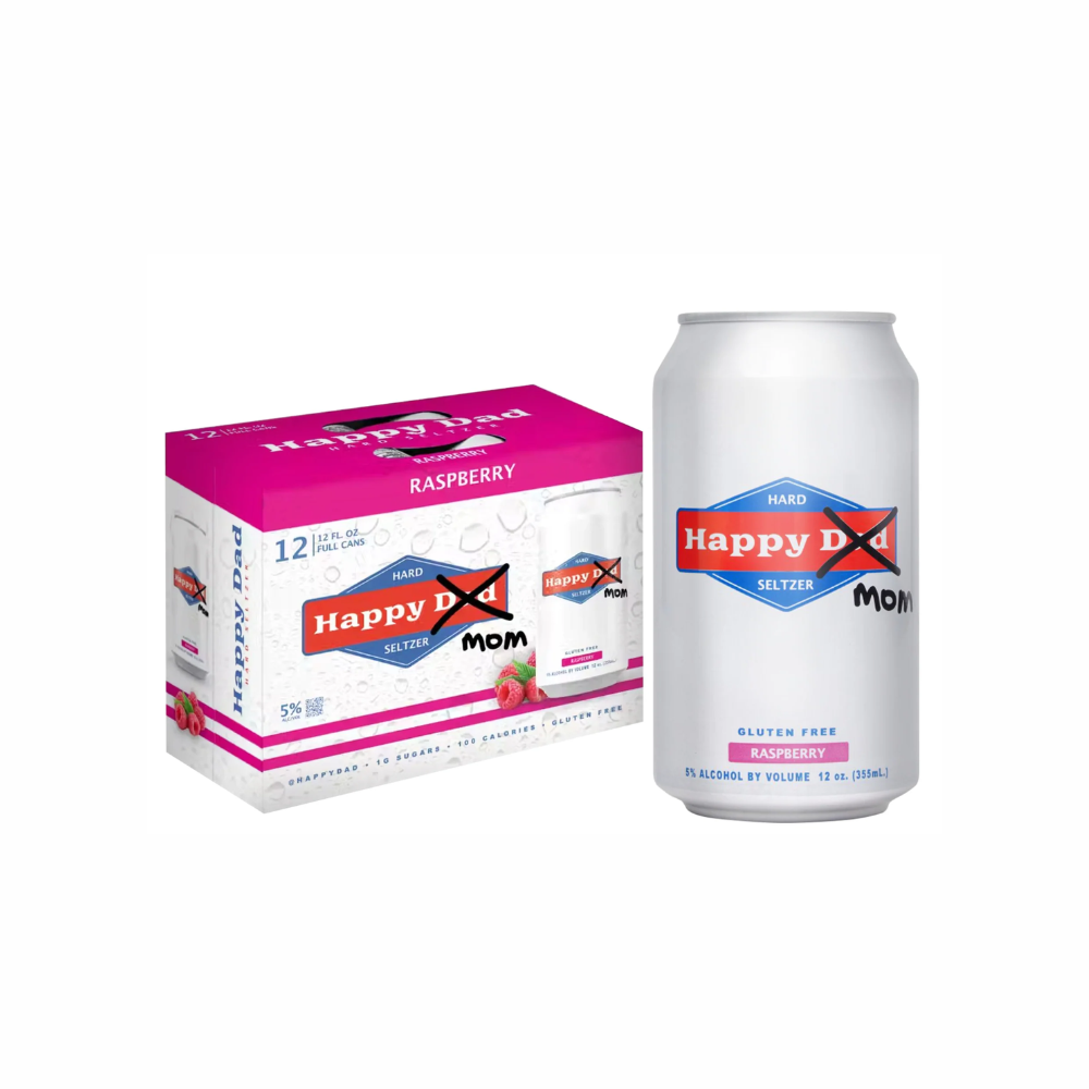 HAPPY MOM RASPBERRY 12PK CANS