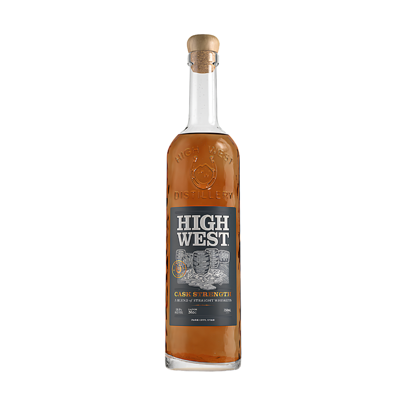 HIGH WEST CASK STRENGTH BOURBON 750ML