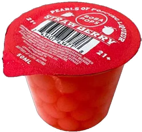 BOBA POPS STRAWBERRY SHOT