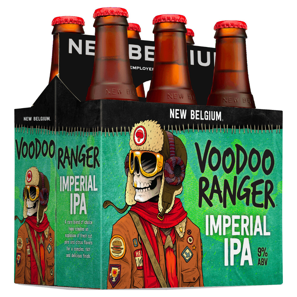 VOODOO NEW BELGIUM IPA 6-PK BOTT 9.5 %