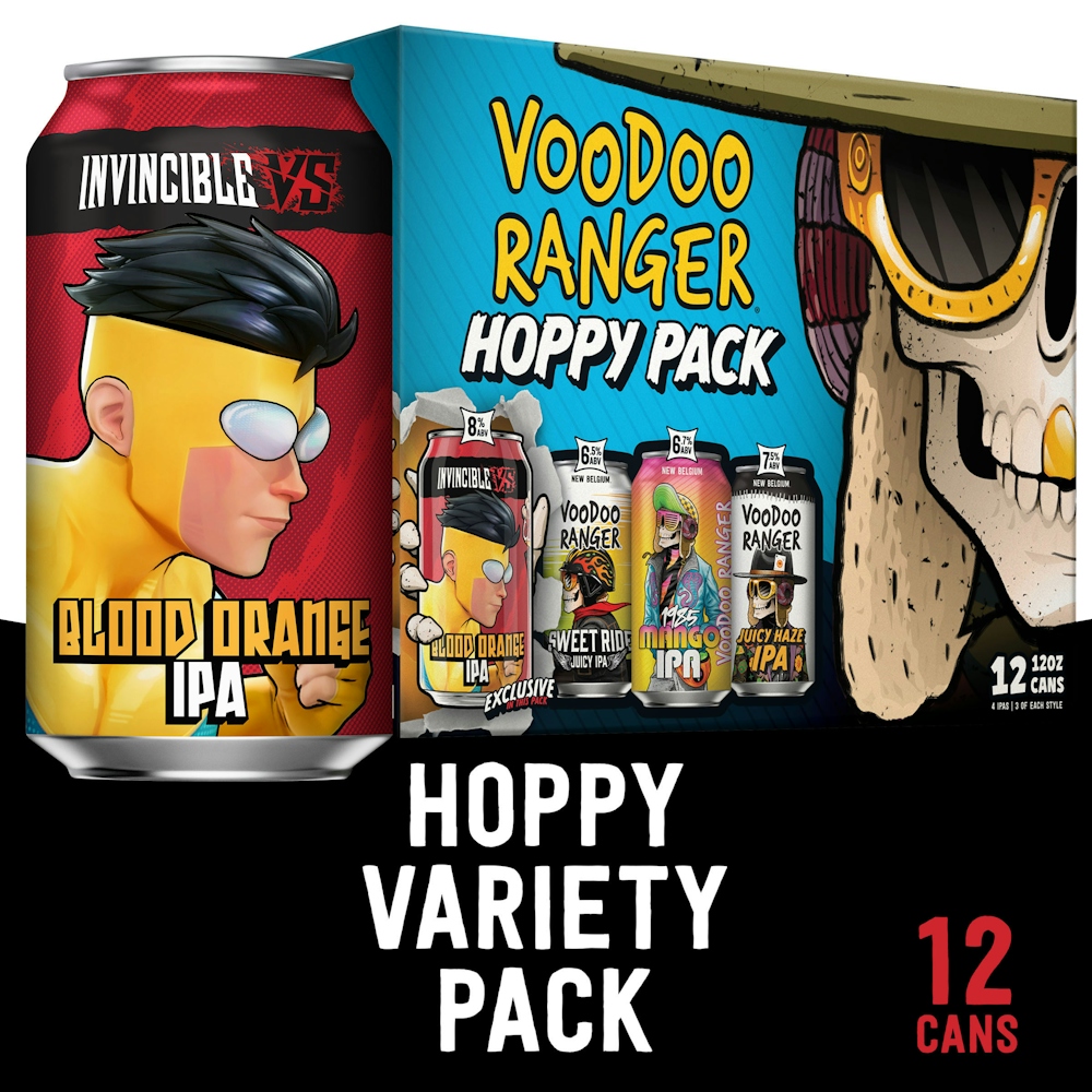 VOODOO RANGER HOOPY PACK FORCE IPA 12 PACK CANS