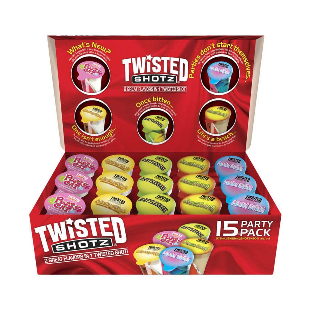 TWISTED SHOTZ 15PK