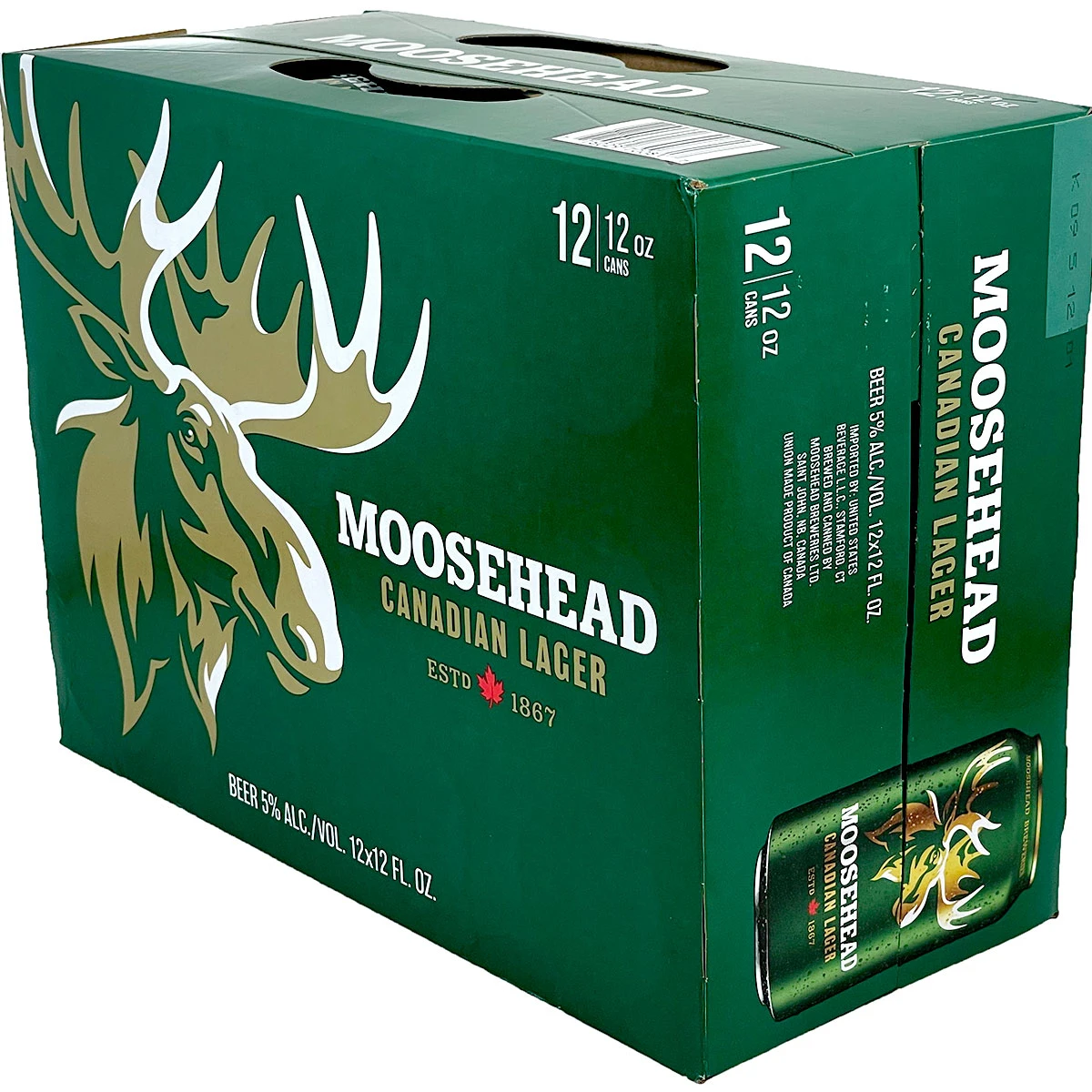 MOOSE HEAD, 12 PACK CANS