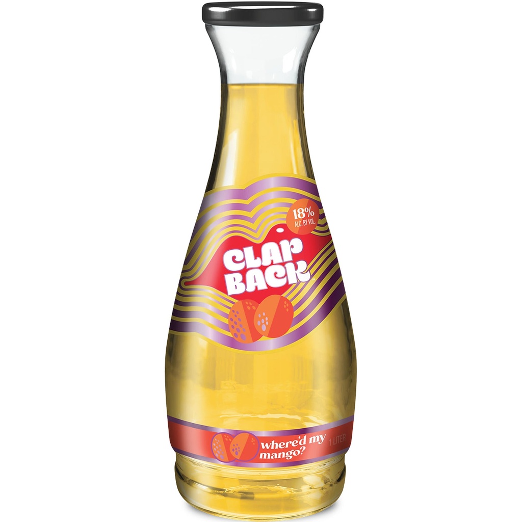 CLAP BACK WINE - WHERE'D MY MANGO - 1 LTR