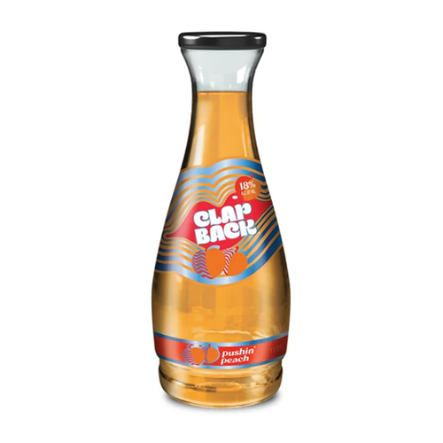 CLAP BACK WINE - PUSHIN PEACH - 1 LTR