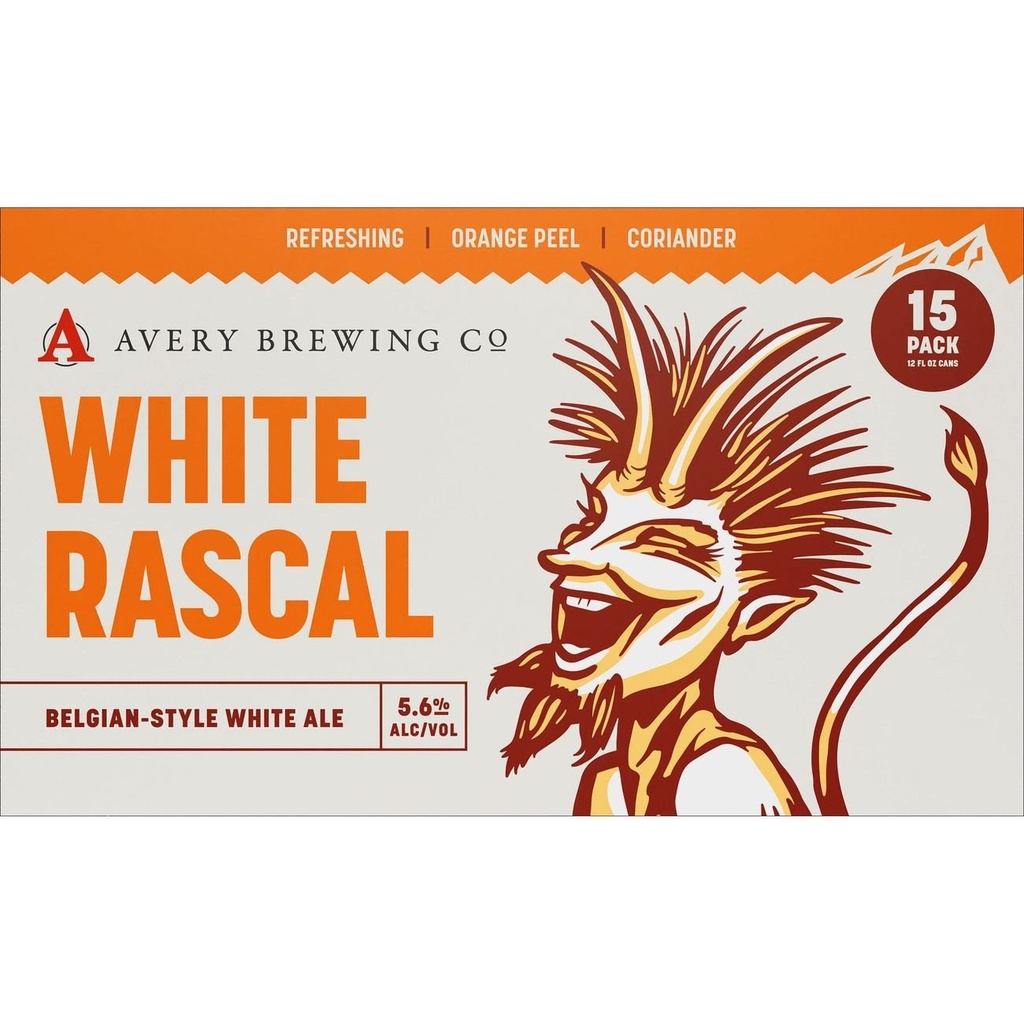 AVERY WHITE RASCAL BELGIAN BEER 15PK
