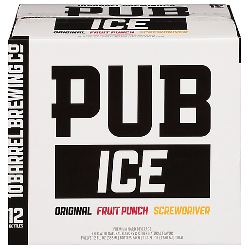 PUB ICE VARIETY 12 PACK BOTT