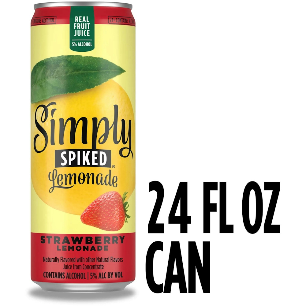 SIMPLY SPIKED LEMONADE STRAWBERRY 24 OZ