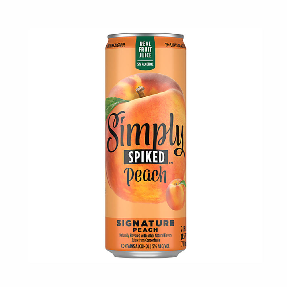SIMPLY SPIKED PEACH VARIETY,, 12 PACK CANS 12OZ