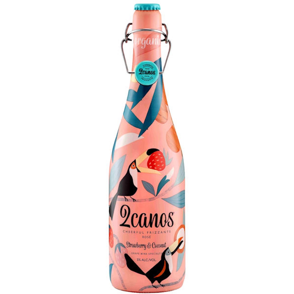 2 CANOS STRAWBERRY COCONUT750 MIL