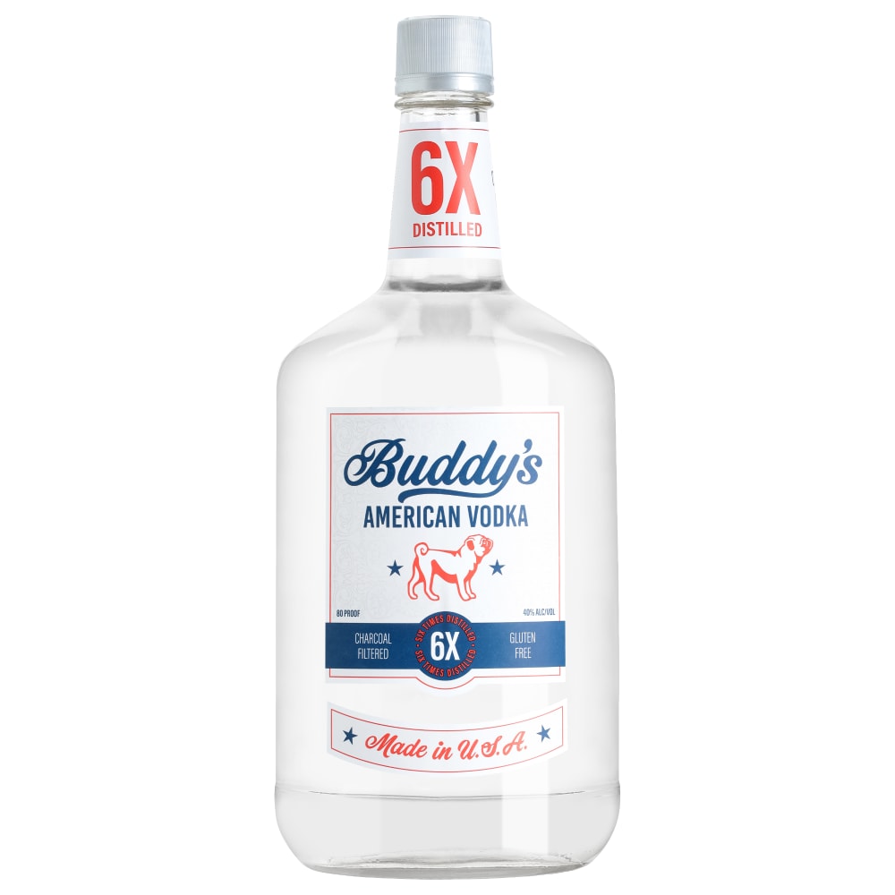 BUDDY VODKA AMERICAN 1.75 L.